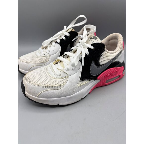 Nike Air Max Excee Womens Shoes Size 7 Casual Sneakers CD5432-100 Pink Black - Picture 1 of 10